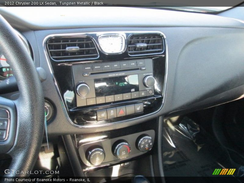 Tungsten Metallic / Black 2012 Chrysler 200 LX Sedan