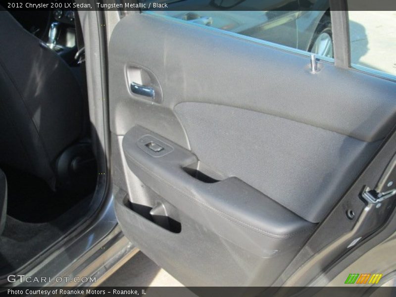 Tungsten Metallic / Black 2012 Chrysler 200 LX Sedan