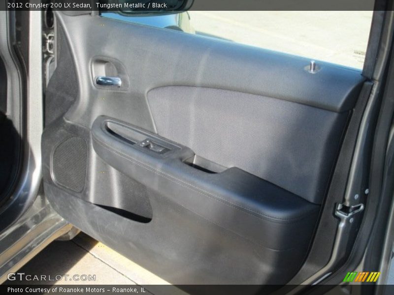 Tungsten Metallic / Black 2012 Chrysler 200 LX Sedan