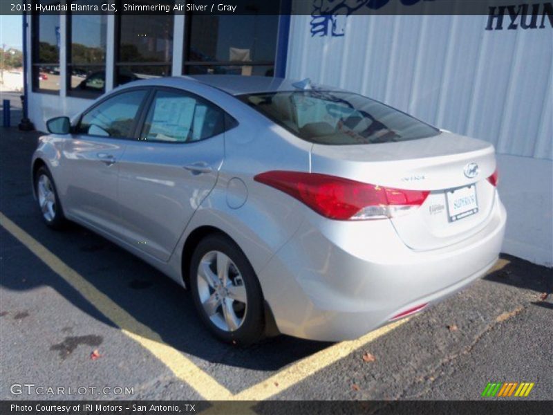 Shimmering Air Silver / Gray 2013 Hyundai Elantra GLS