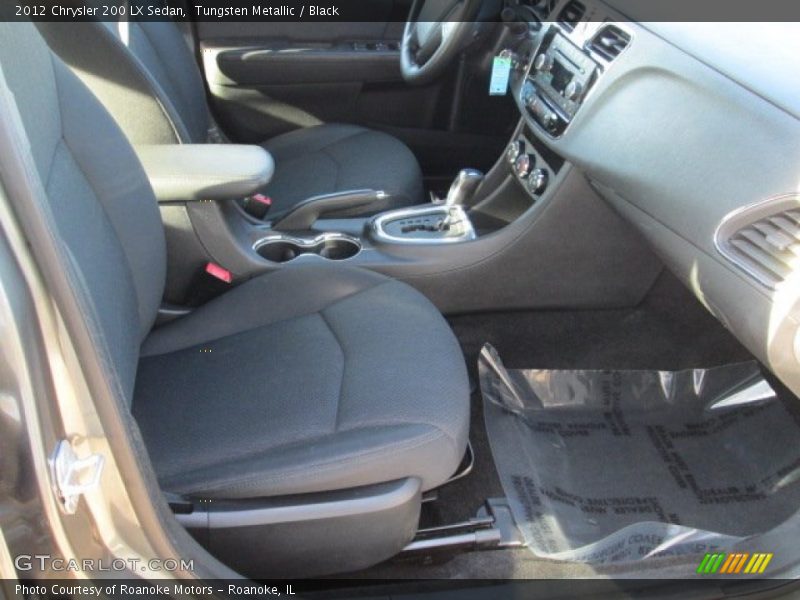 Tungsten Metallic / Black 2012 Chrysler 200 LX Sedan