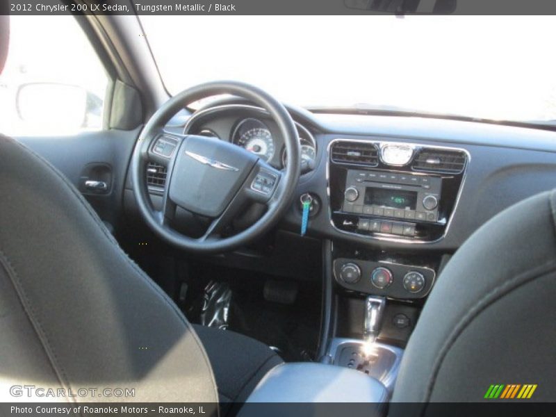 Tungsten Metallic / Black 2012 Chrysler 200 LX Sedan