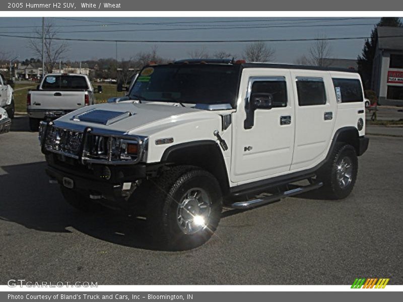 White / Wheat 2005 Hummer H2 SUV
