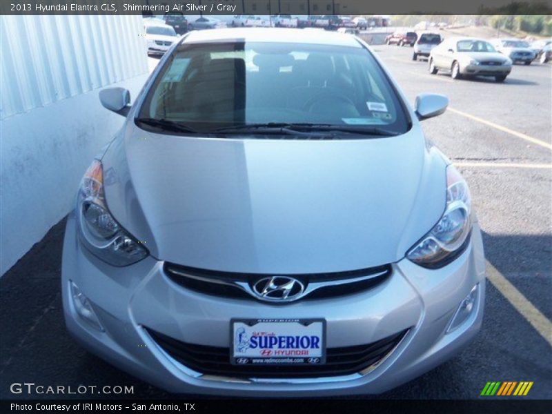 Shimmering Air Silver / Gray 2013 Hyundai Elantra GLS