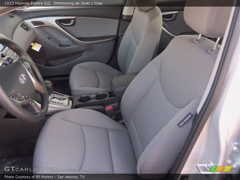 Shimmering Air Silver / Gray 2013 Hyundai Elantra GLS