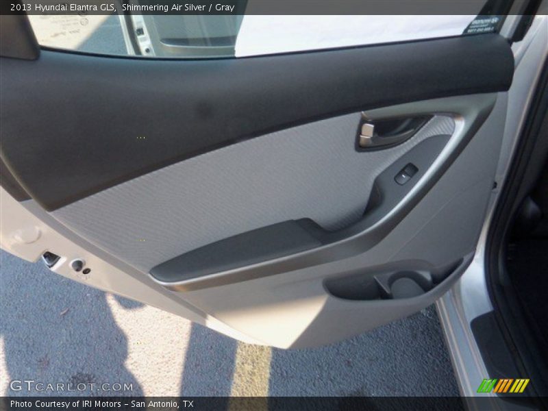 Shimmering Air Silver / Gray 2013 Hyundai Elantra GLS