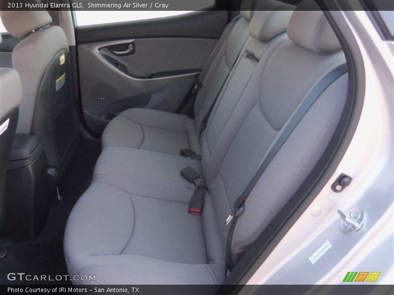 Shimmering Air Silver / Gray 2013 Hyundai Elantra GLS