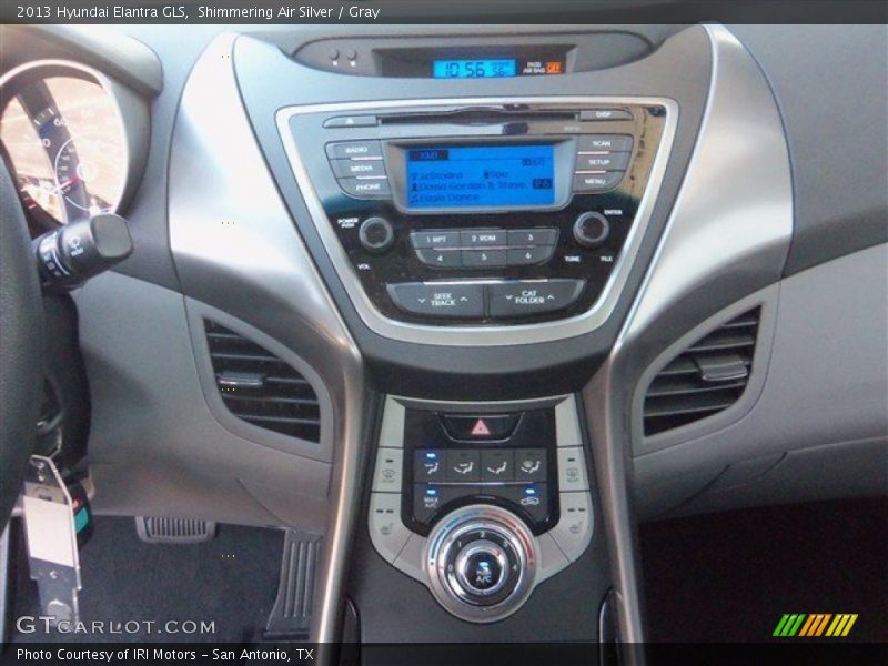Shimmering Air Silver / Gray 2013 Hyundai Elantra GLS