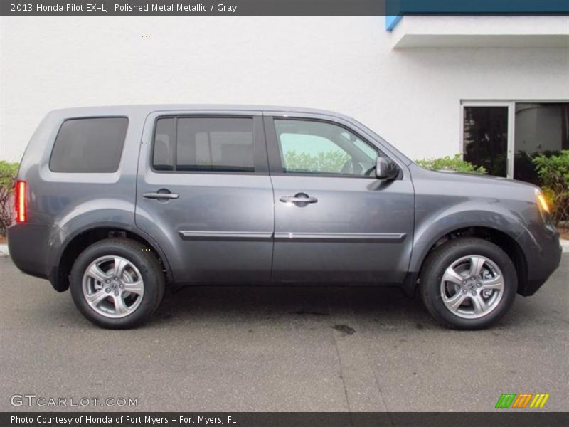 Polished Metal Metallic / Gray 2013 Honda Pilot EX-L