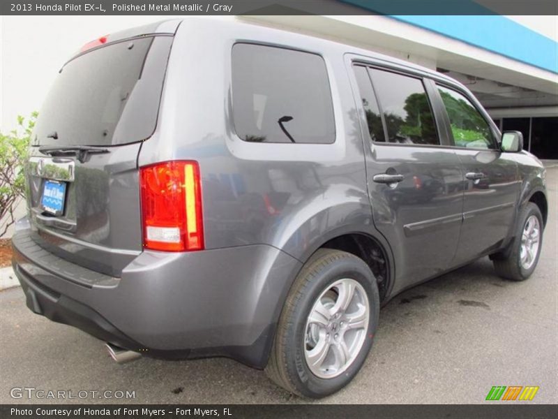 Polished Metal Metallic / Gray 2013 Honda Pilot EX-L