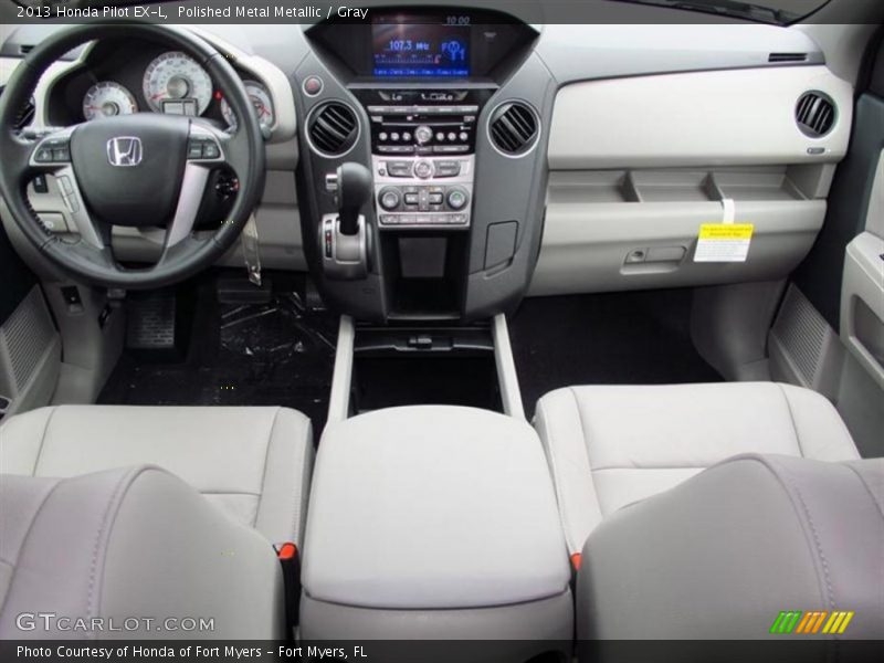 Polished Metal Metallic / Gray 2013 Honda Pilot EX-L