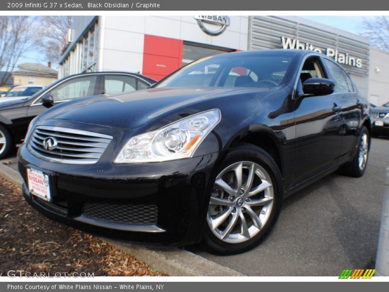 Black Obsidian / Graphite 2009 Infiniti G 37 x Sedan