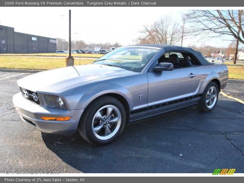 Tungsten Grey Metallic / Dark Charcoal 2006 Ford Mustang V6 Premium Convertible