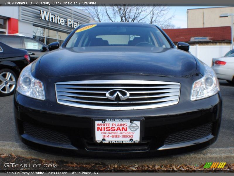 Black Obsidian / Graphite 2009 Infiniti G 37 x Sedan