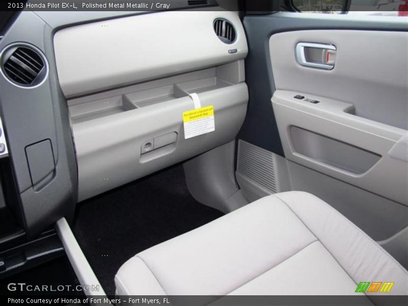 Polished Metal Metallic / Gray 2013 Honda Pilot EX-L