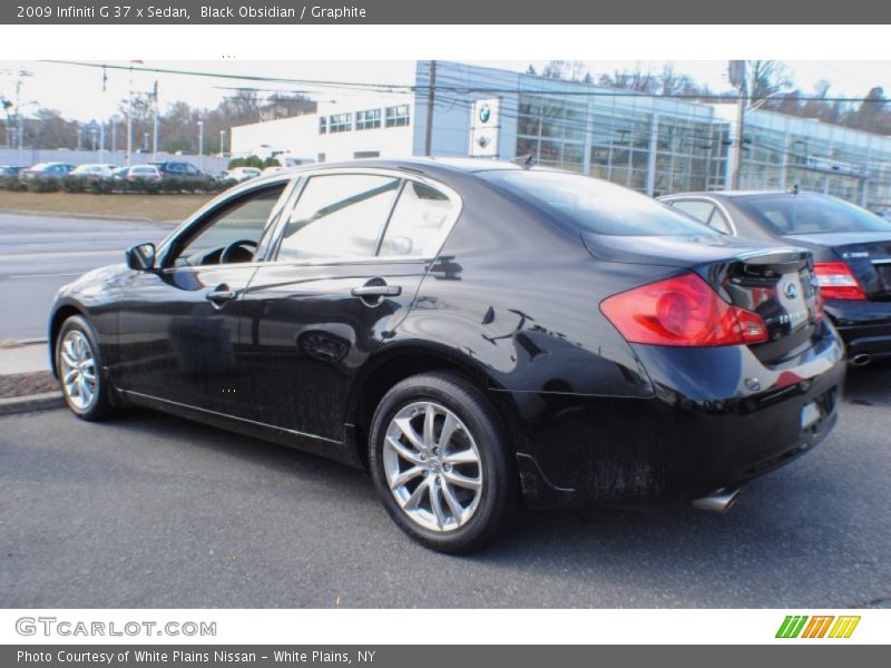 Black Obsidian / Graphite 2009 Infiniti G 37 x Sedan