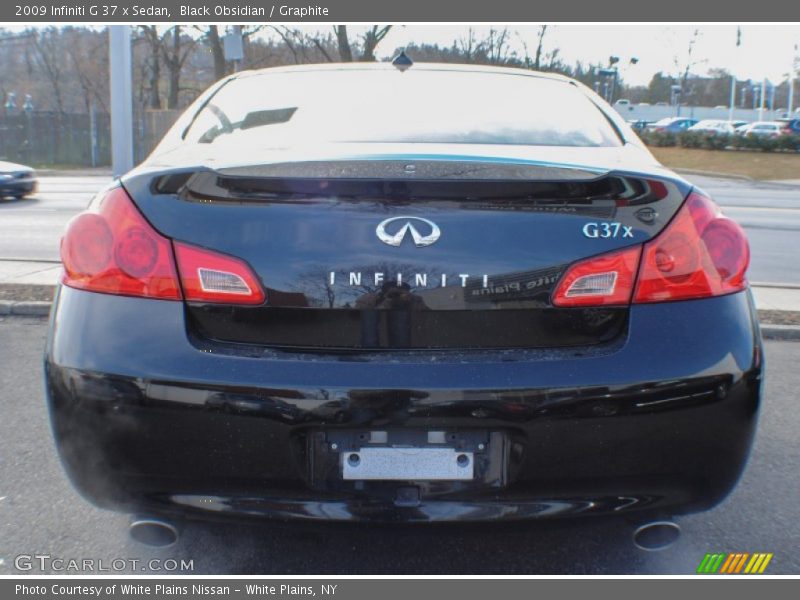 Black Obsidian / Graphite 2009 Infiniti G 37 x Sedan