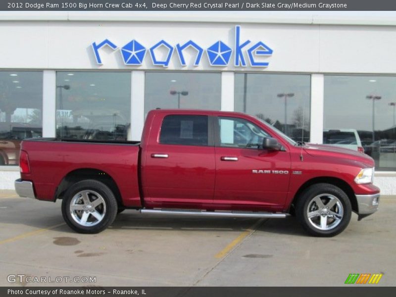 Deep Cherry Red Crystal Pearl / Dark Slate Gray/Medium Graystone 2012 Dodge Ram 1500 Big Horn Crew Cab 4x4