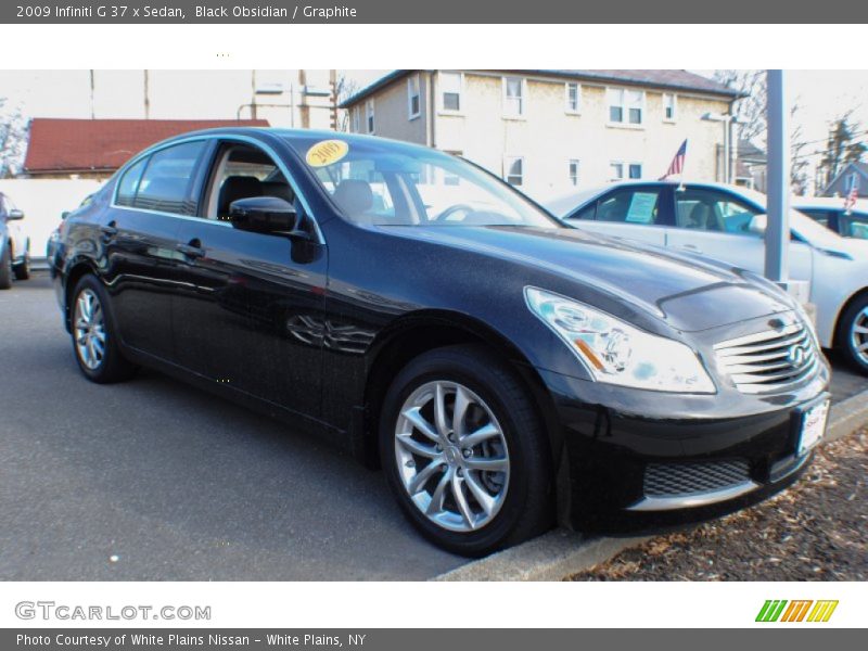 Black Obsidian / Graphite 2009 Infiniti G 37 x Sedan