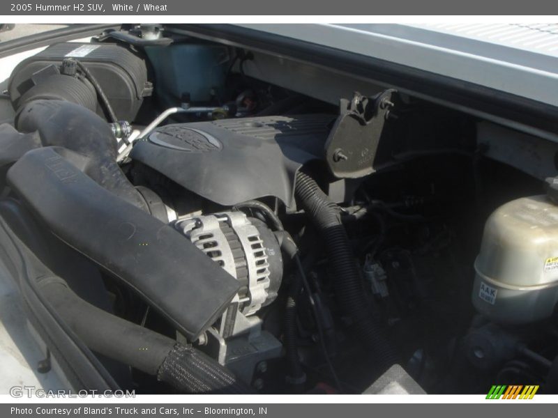 White / Wheat 2005 Hummer H2 SUV