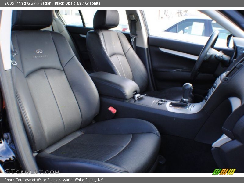 Black Obsidian / Graphite 2009 Infiniti G 37 x Sedan
