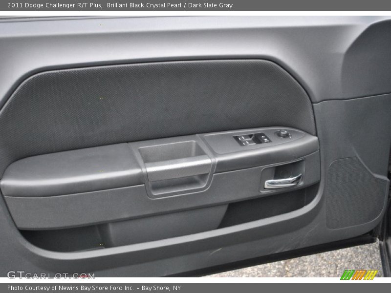 Brilliant Black Crystal Pearl / Dark Slate Gray 2011 Dodge Challenger R/T Plus