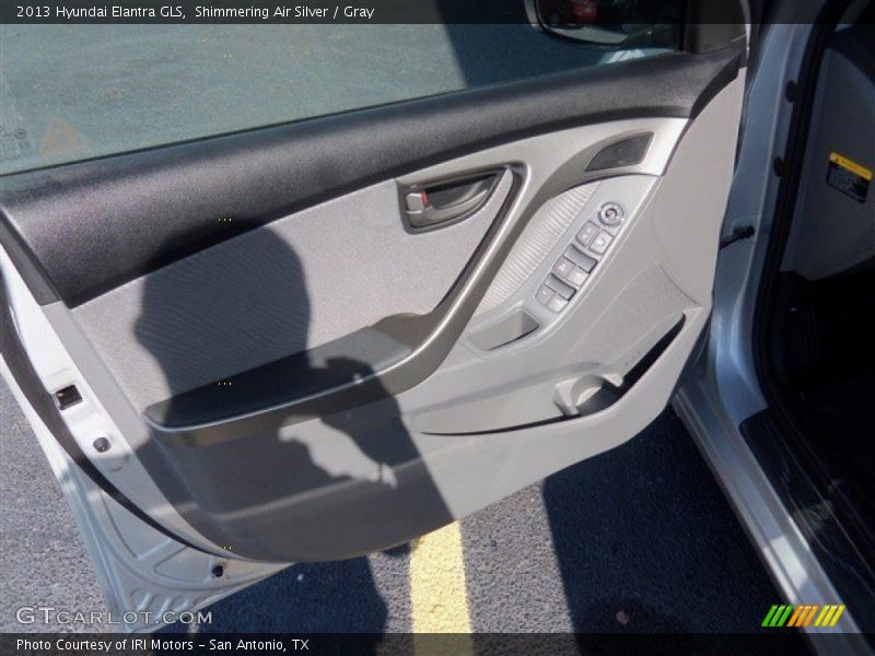 Shimmering Air Silver / Gray 2013 Hyundai Elantra GLS