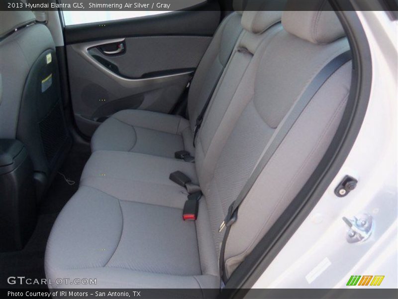 Shimmering Air Silver / Gray 2013 Hyundai Elantra GLS