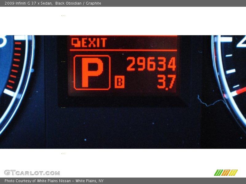 Black Obsidian / Graphite 2009 Infiniti G 37 x Sedan