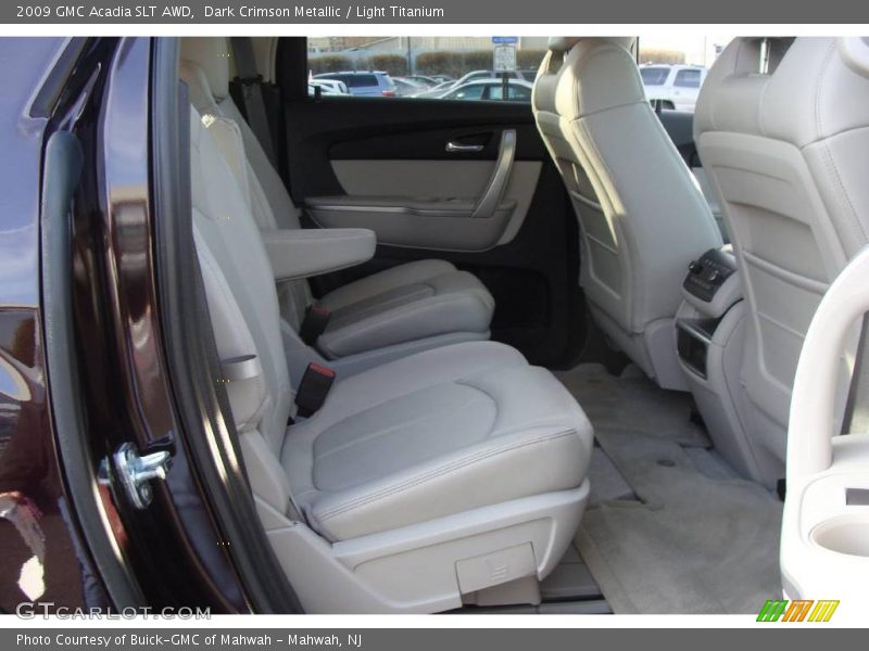Dark Crimson Metallic / Light Titanium 2009 GMC Acadia SLT AWD