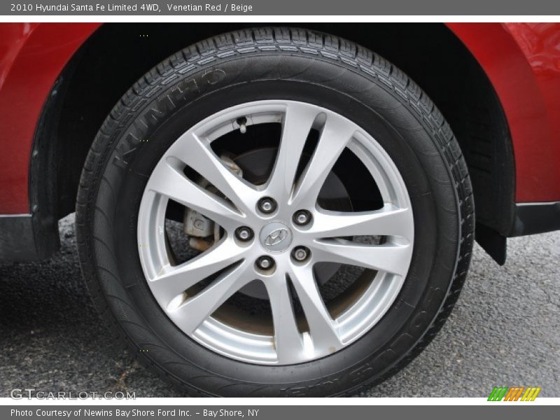 Venetian Red / Beige 2010 Hyundai Santa Fe Limited 4WD