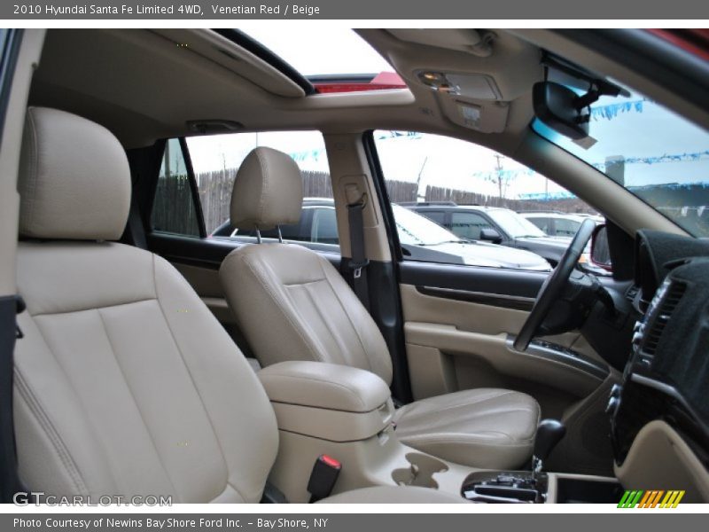 Venetian Red / Beige 2010 Hyundai Santa Fe Limited 4WD
