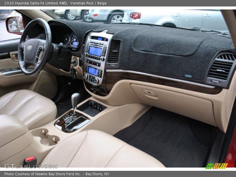 Venetian Red / Beige 2010 Hyundai Santa Fe Limited 4WD