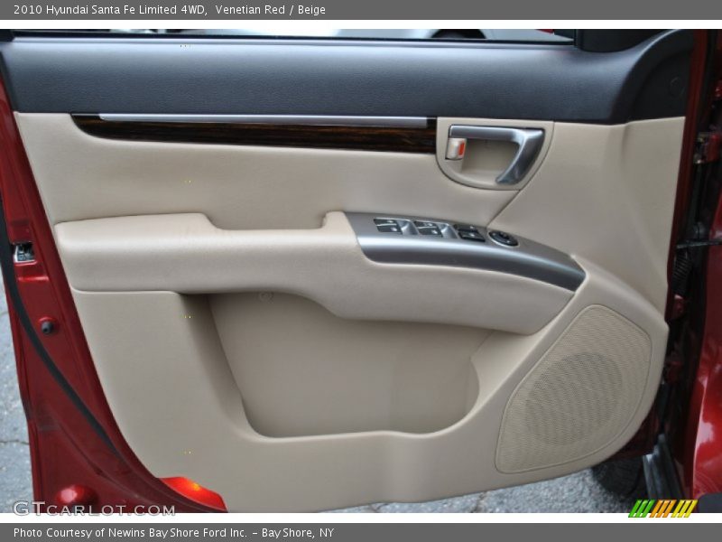 Venetian Red / Beige 2010 Hyundai Santa Fe Limited 4WD