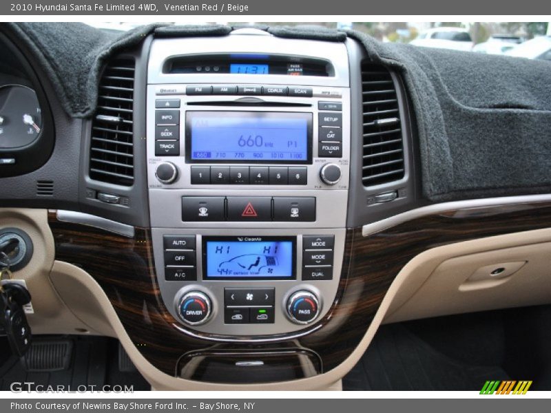 Venetian Red / Beige 2010 Hyundai Santa Fe Limited 4WD