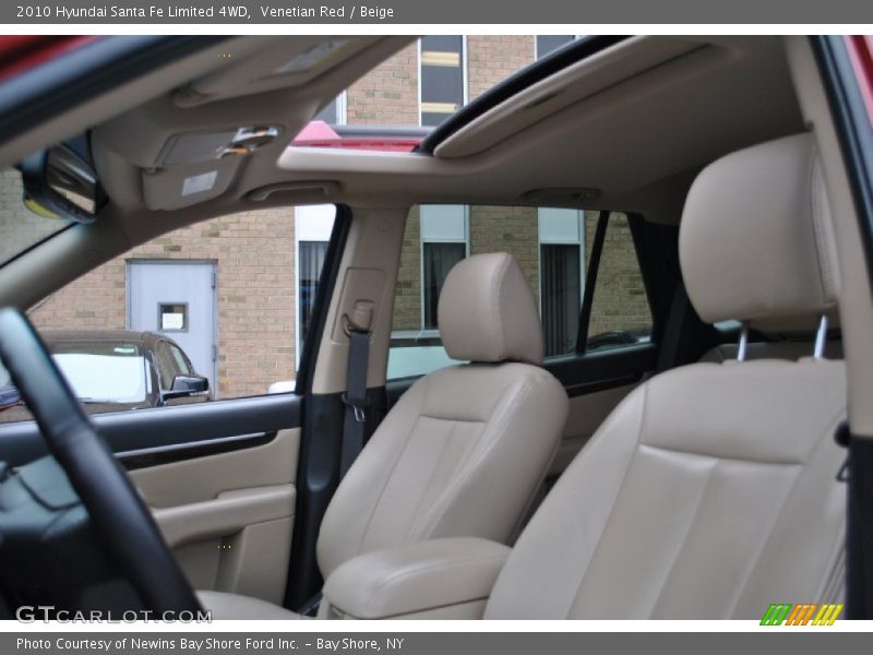 Venetian Red / Beige 2010 Hyundai Santa Fe Limited 4WD