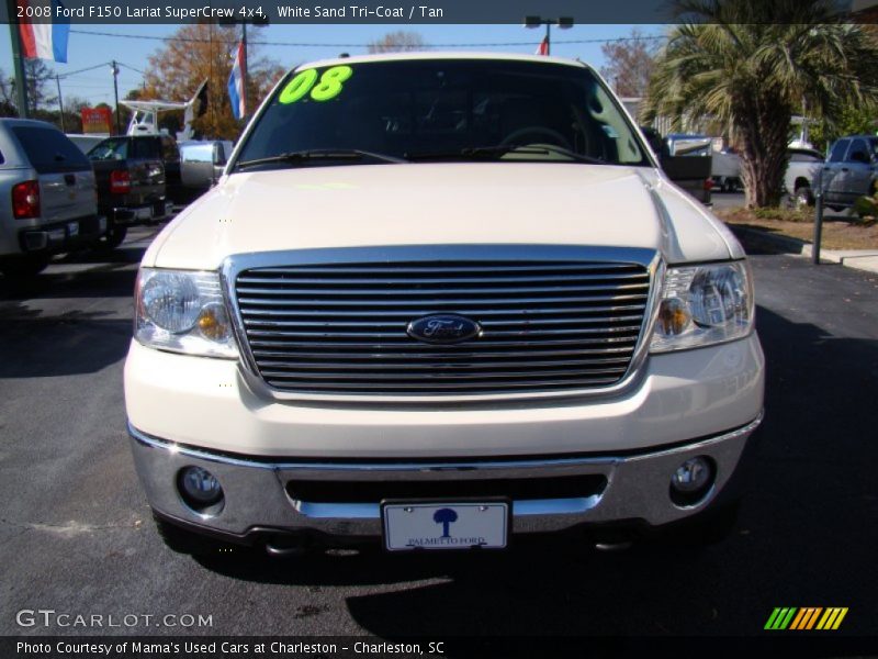 White Sand Tri-Coat / Tan 2008 Ford F150 Lariat SuperCrew 4x4