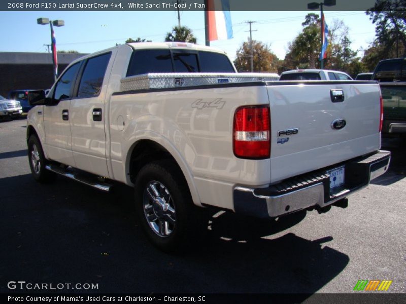 White Sand Tri-Coat / Tan 2008 Ford F150 Lariat SuperCrew 4x4