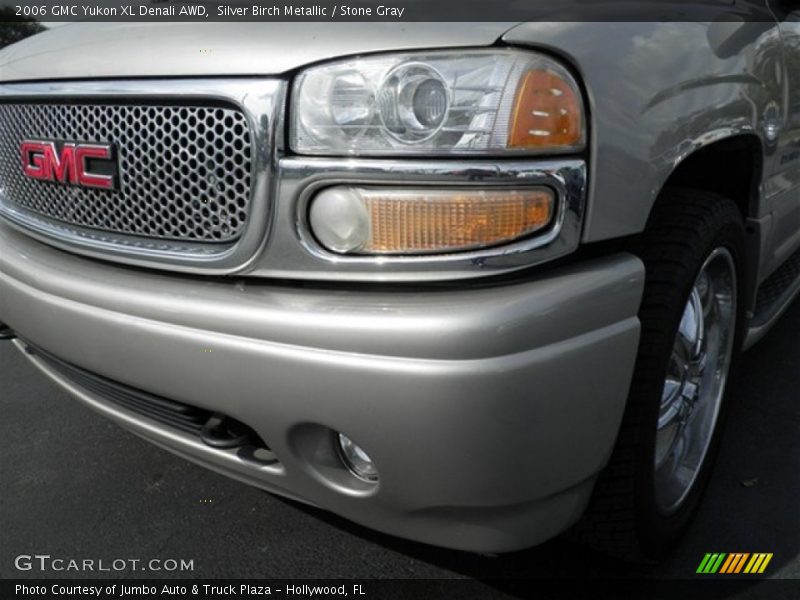 Silver Birch Metallic / Stone Gray 2006 GMC Yukon XL Denali AWD