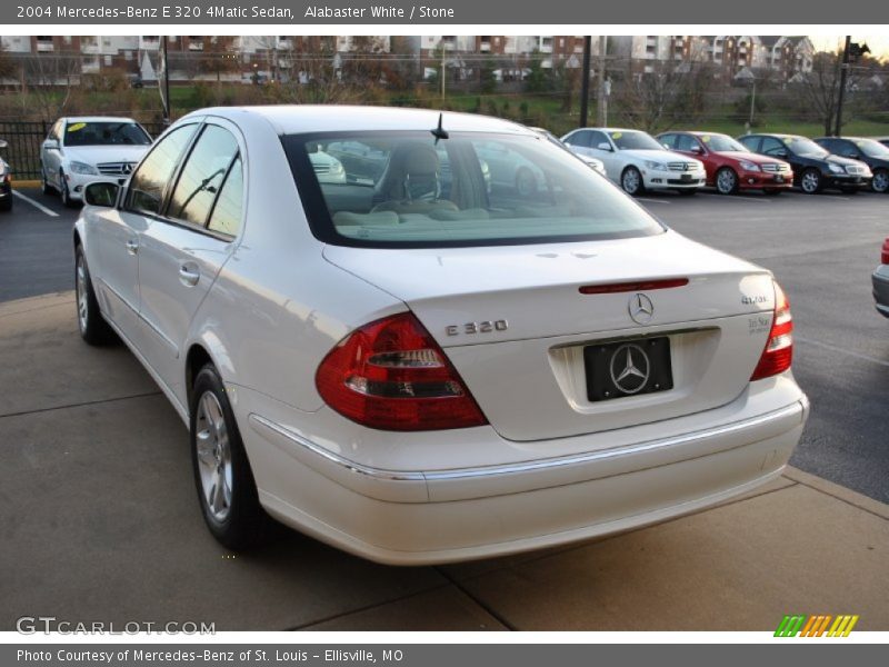 Alabaster White / Stone 2004 Mercedes-Benz E 320 4Matic Sedan