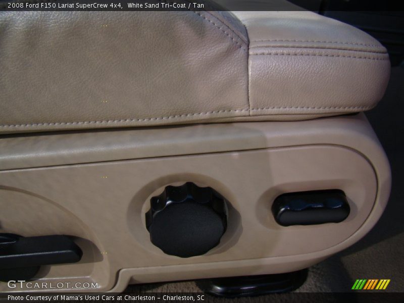 White Sand Tri-Coat / Tan 2008 Ford F150 Lariat SuperCrew 4x4