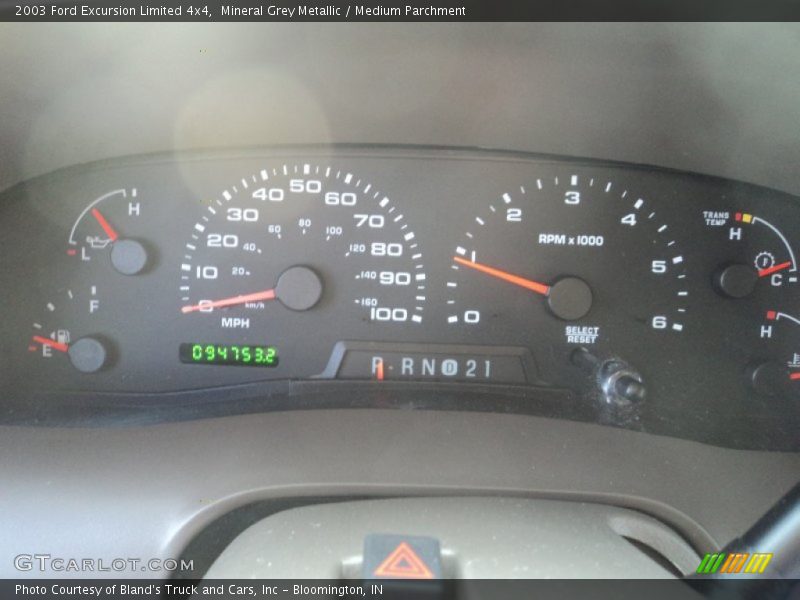 2003 Excursion Limited 4x4 Limited 4x4 Gauges