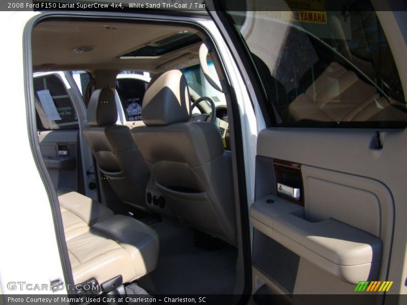 White Sand Tri-Coat / Tan 2008 Ford F150 Lariat SuperCrew 4x4