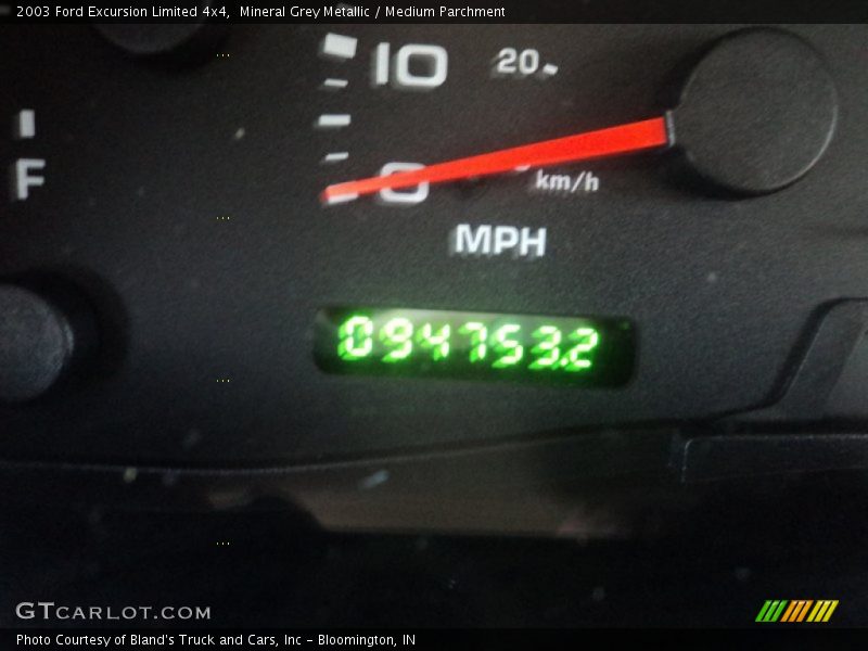 Mineral Grey Metallic / Medium Parchment 2003 Ford Excursion Limited 4x4