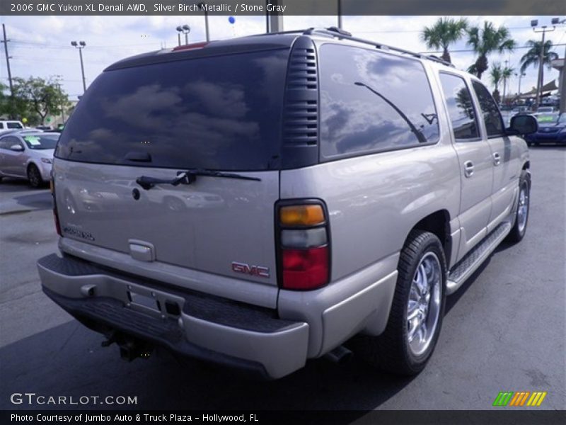 Silver Birch Metallic / Stone Gray 2006 GMC Yukon XL Denali AWD