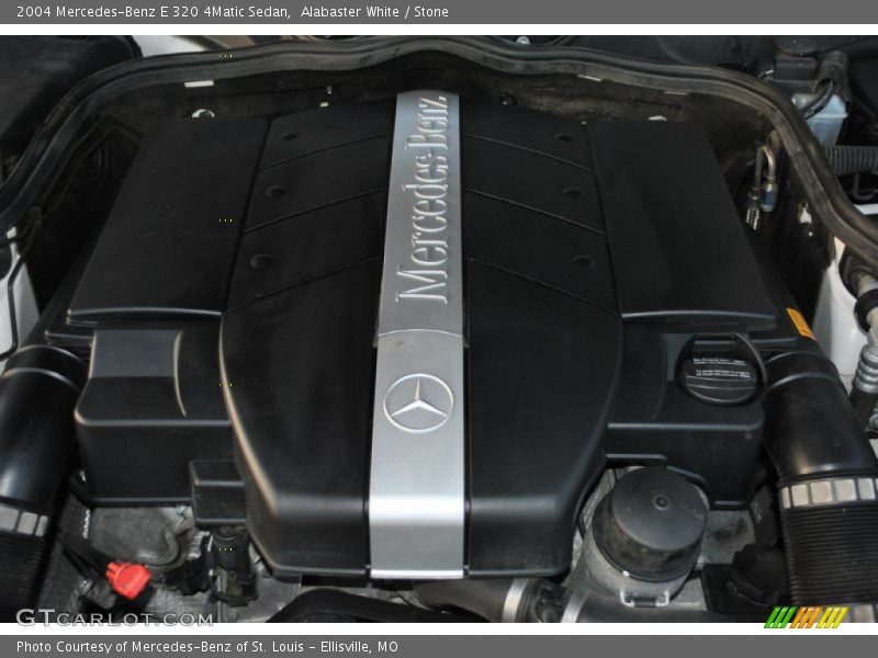 Alabaster White / Stone 2004 Mercedes-Benz E 320 4Matic Sedan