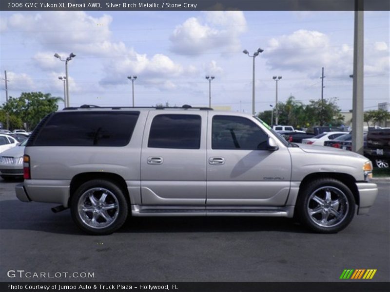 Silver Birch Metallic / Stone Gray 2006 GMC Yukon XL Denali AWD