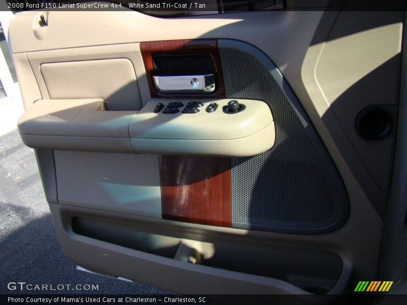 White Sand Tri-Coat / Tan 2008 Ford F150 Lariat SuperCrew 4x4