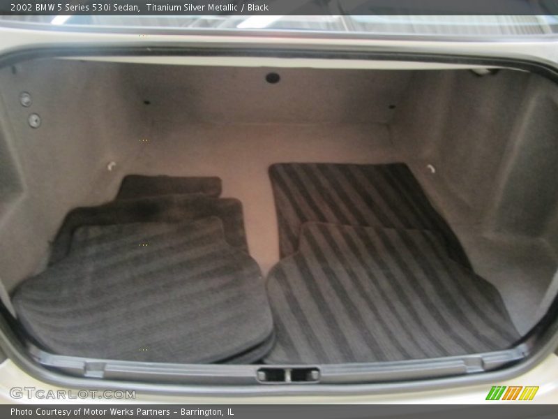 Titanium Silver Metallic / Black 2002 BMW 5 Series 530i Sedan