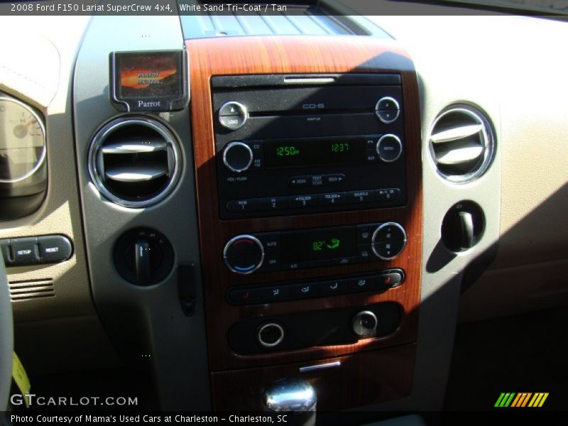White Sand Tri-Coat / Tan 2008 Ford F150 Lariat SuperCrew 4x4